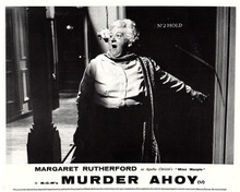 Murder Ahoy 1964 Margaret Rutherford as Miss Marple looks shocked 8x10 photo