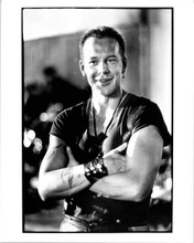 Mickey Rourke smiling arms folded Harley Davidson & The Marlboro Man 8x10 photo