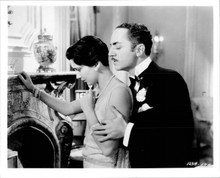 William Powell in scene with beautiful unidentified actress c.1930's 8x10 photo