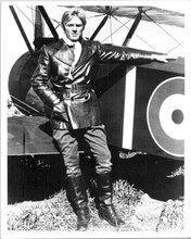 Robert Redford stands by bi-plane The Great Waldo Pepper 8x10 inch photo