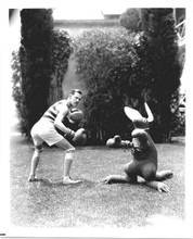 Charley Chase silent comedy legend poses wearing boxing gloves 8x10 inch photo