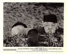 Murder She Said 1961 Margaret Rutherford as Miss Marple climbs wall 8x10 photo