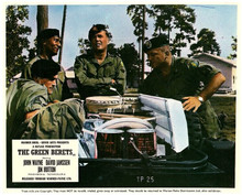 The Green berets 1968 Aldo Ray Jim Hutton look in back of Jeep 8x10 inch photo