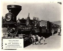 The General 1926 Oregon Pacific No. 12 train as W&ARR railroad train 8x10 photo