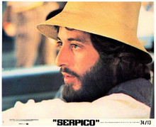 Serpico 1973 Al Pacino as Frank Serpico in car wearing hat 8x10 inch photo