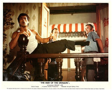 The Way of the Dragon 1972 Bruce Lee kung fu kick 8x10 inch photo
