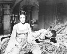 Becket 1964 8x10 inch photo Sian Phillips on bed with Richard Burton 8x10 photo