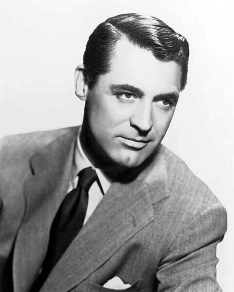 Cary Grant dapper and debonair in suit and tie 1940's era 8x10 inch ...