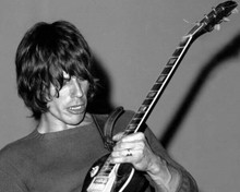 Jeff Beck in action playing his guitar 8x10 inch photo