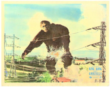 King Kong vs Godzilla 1962 Kong attacks electricity lines 8x10 inch photo