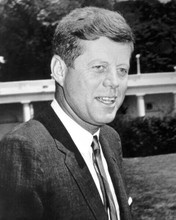 President John F. Kennedy early 1960's in suit and tie 8x10 inch photo