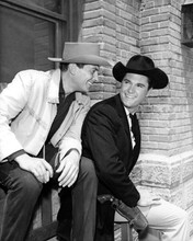 Maverick TV series Jack Kelly Robert Colbert Bart & Brent Maverick 8x10 photo