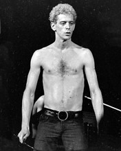 Lou Reed 1970's era performing on stage bare chested 8x10 inch photo