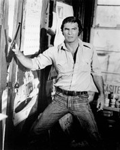 Burt Reynolds as Gator McKlusky in action 1973 White Lightning 8x10 inch photo