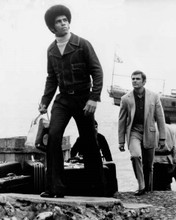 Enter The Dragon 1973 Jim Kelly and John Saxon arrive at docks 8x10 inch photo