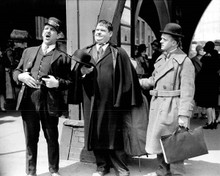 Laurel and Hardy Stan & Ollie on train station 8x10 inch photo