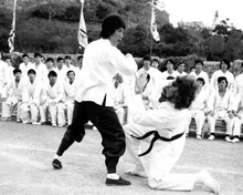 Enter The Dragon 1973 Bruce Lee fights crime lord O'Hara Bob Wall 8x10 photo