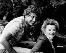 On Golden Pond director Mark Rydell on set with Katharine Hepburn 8x10 photo