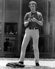 Clint Eastwood full body pose at firing range 1973 Magnum Force 8x10 photo
