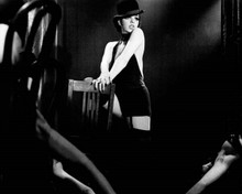 Liza Minnelli on stage in classic dance number 1972 Cabaret 8x10 inch photo