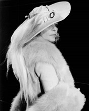 Murder on the Orient Express 1974 Lauren Bacall in fur Mrs Hubbard 8x10 photo