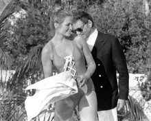 Day For Night 1974 Alexandra Stewart bathing suit Jean-Pierre Aumont 8x10 photo