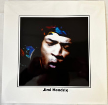 Jimi Hendrix cool look 12x12 inch square photograph Jimi in concert
