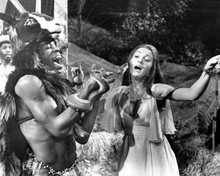 Live and Let Die Michael Ebbin with snake frightens Jane Seymour 8x10 photo