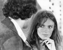 Day For Night 1973 Jacqueline Bisset glances at man 8x10 inch photo