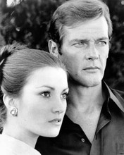 Live and Let Die 1973 Jane Seymour Roger Moore Solitaire & 007 8x10 inch photo
