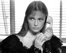 Day For Night 1973 Jacqueline Bisset holding telephone 8x10 inch photo