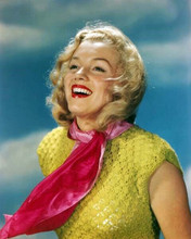 Marilyn Monroe young smiling glamour portrait wearing pink scarf 8x10 photo