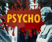 Psycho blood spattered poster artwork Anthony Perkins Janet Leigh 8x10 photo