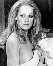 Ursula Andress holds up bed sheet against her chest 1971 Red Sun 8x10 photo
