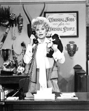 Lucille Ball on telephone in office Here's Lucy 8x10 inch photo