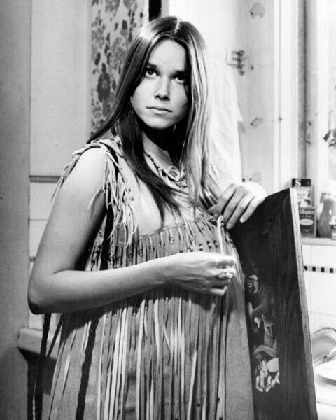 Barbara Hershey wears hippy dress 1970 The Baby Maker portrait