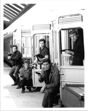 Garrison's Gorillas Ron Harper Boone Danova Cary board train guns 8x10 photo