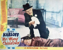 Mr Wong in Chinatown Boris Karloff 11x14 inch movie poster
