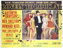 Lovely To Look At Kathryn Grayson Red Skelton 11x14 inch movie poster