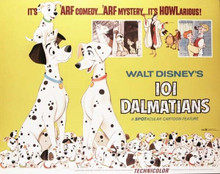 Walt Disney's 101 Dalmations 11x14 inch movie poster