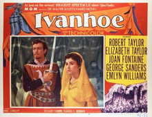 Ivanhoe Elizabeth Taylor Robert Taylor 11x14 inch movie poster