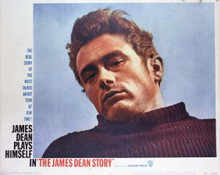 The James Dean Story moody Dean in sweater 11x14 inch movie poster