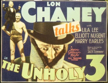 The Unholy 3 Lon Chaney 11x14 inch movie poster