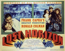 Lost Horizon Frank Capra movie Ronald Colman Jane Wyatt 11x14 inch movie poster