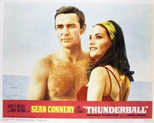 Thunderball Sean Connery bare chested Claudine Auger 11x14 inch movie poster