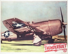 Thunderbolt Republic P-47 Thunderbolt on tarmac in Corsica 11x14 movie poster