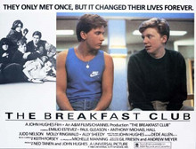The Breakfast Club Emilio Estevez Anthony Michael Hall 11x14 inch movie poster
