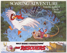 Walt Disney's The Rescuers 11x14 inch movie poster