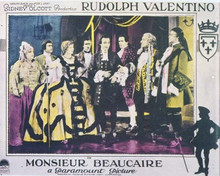 Monsieur Beaucaire Rudolph Valentino 11x14 inch movie poster