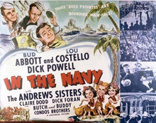 In The Navy Bud Abbott Lou Costello Dick Powell 11x14 inch movie poster